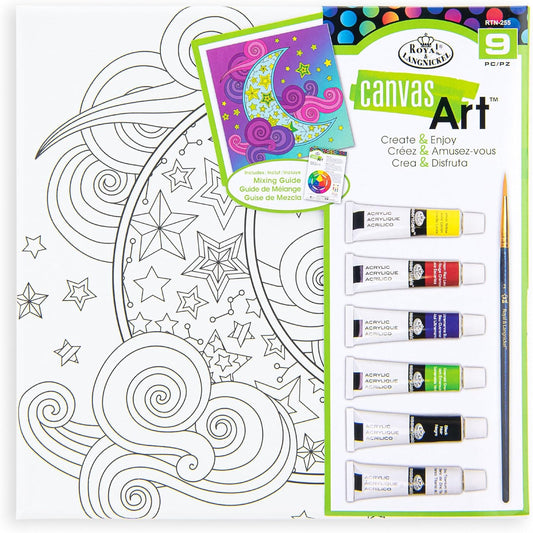 Royal and Langnickel Canvas Art Paint Kit - Moon