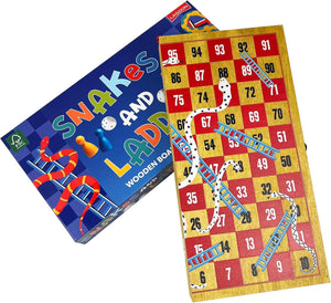 Snakes and Ladders - Wooden Game