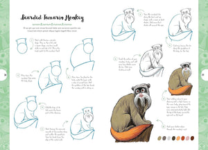 10 Step Drawing: Cute Animals Book