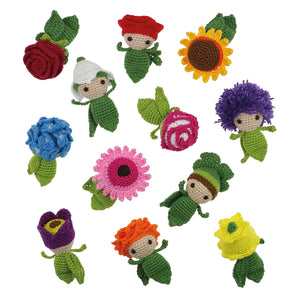 Amigurumi Flower Babies: 12 Mini Dolls to Crochet