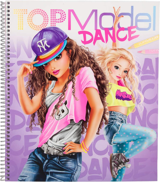 TOPModel DANCE Colouring Book