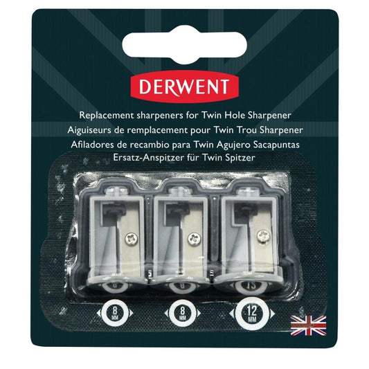 Derwent Replacement Sharpeners for Battery Operated Sharpener