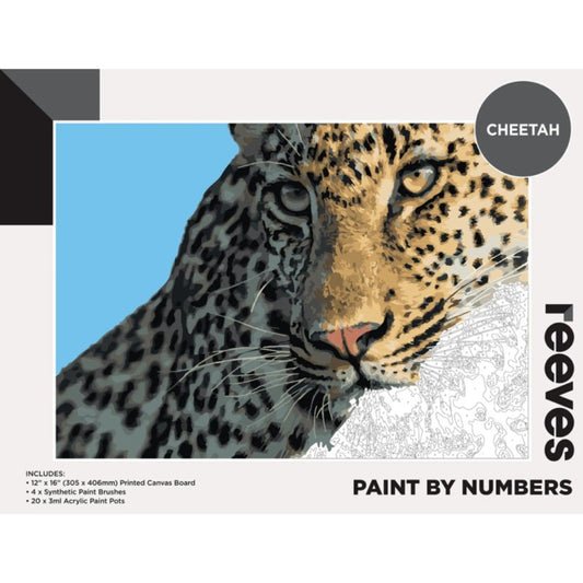 Reeves Paint by Numbers - Cheetah