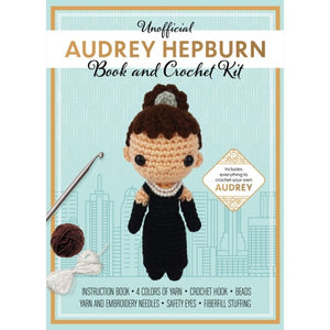 Unofficial Audrey Hepburn Book & Crochet Kit