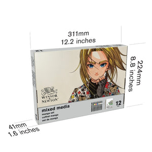 Winsor & Newton Graphic Art Manga Mixed Media Set