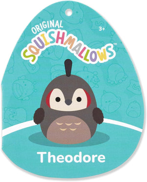 Squishmallows 7.5 Inch - Theodore the Dark Taupe Roadrunner