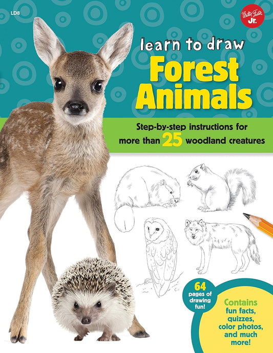 Learn To Draw: Forest Animals Book