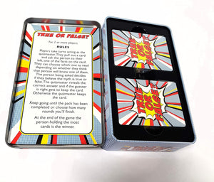 True Or False Card Trivia Game In A Tin