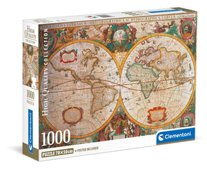 Old Map 1000 Piece Jigsaw Puzzle