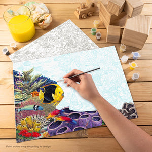 Painting By Numbers Junior Large - Caribbean Coral Reef