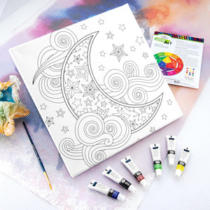 Royal and Langnickel Canvas Art Paint Kit - Moon