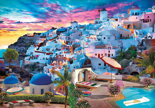 Jigsaw Puzzle 500 Pieces - Greece View