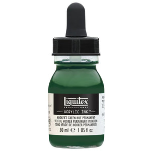 Liquitex Acrylic Ink 30ml - Hookers Green Hue Permanent