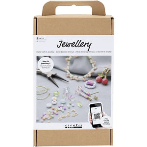 Starter Craft Kit Jewellery Vibrant Colour Beads