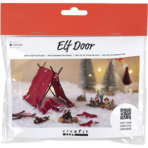 Mini Craft Kit Elf Door - Going Camping