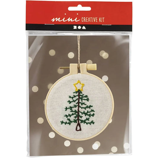 Mini Craft Kit Embroidery - Christmas Tree