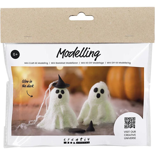 Mini Craft Kit Clay Modelling - Ghost