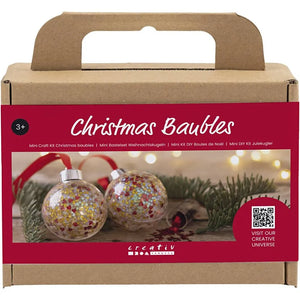 Mini Craft Kit Christmas Baubles Sequins