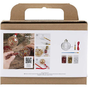 Mini Craft Kit Christmas Baubles Sequins