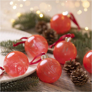 Craft Kit - Christmas Baubles Marbling