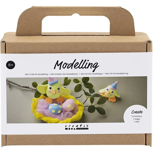 Mini Craft Kit Clay Modelling Easter Family