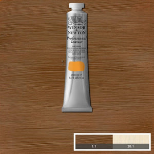 200ml Raw Sienna - Professional Acrylic