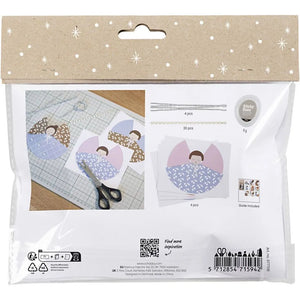 Mini Craft Kit Paper Decorations - Christmas Angels