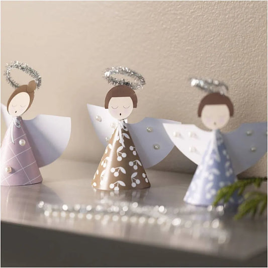 Mini Craft Kit Paper Decorations - Christmas Angels