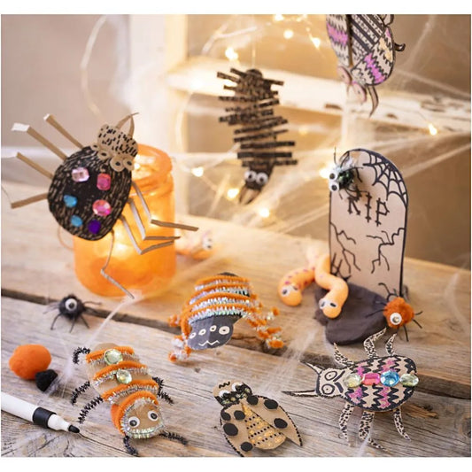 Craft Kit Halloween Decorations - Worms And Tombstones