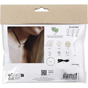 Mini Craft Kit Jewellery - Aventurin Heart Necklaces