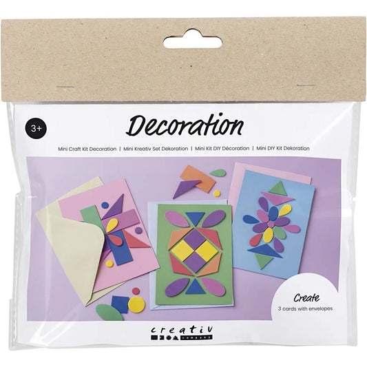 Mini Craft Kit Decoration Cards - Foam Shapes