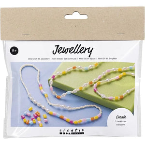 Mini Craft Kit Jewellery - Beaded Necklace & Bracelet