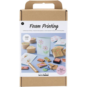 Craft Kit Foam Printing -  Decorated Boxes & Cards