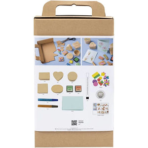 Craft Kit Foam Printing -  Decorated Boxes & Cards