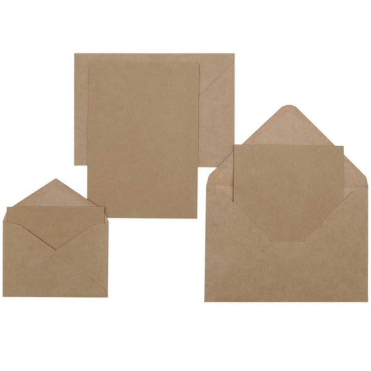 Paper Poetry card set Basic kraft paper B6/B6 30 pieces