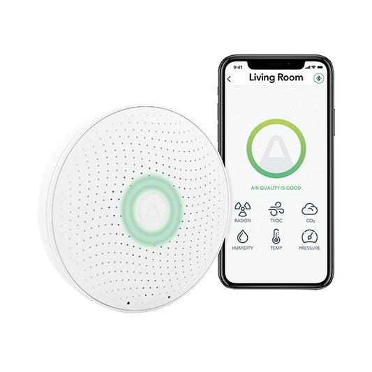 Airthings Wave Plus Smart Indoor Air Quality and Radon Monitor AIRTWP