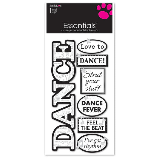 Essentials Sticker Sheet - Dance