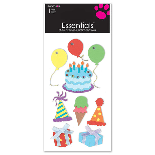 Essentials Sticker Sheet  - Birthday Boy