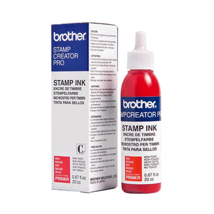 Brother Stamp Creator Ink Refill Bottle Red PRINKR