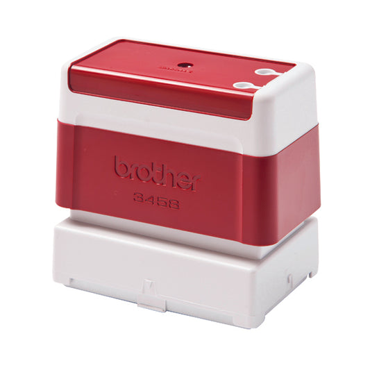 Brother PR3458R Stamp 58 x 34mm Red (Pack of 6) PR3458R6P