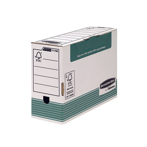 Fellowes Bankers Box Transfer File 120mm FC Green (Pack of 10) 1179201