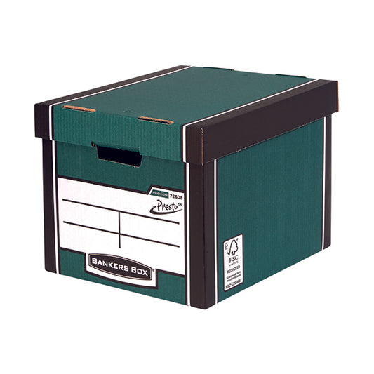 Bankers Box Premium Tall Box Green (Pack of 5) 7260806