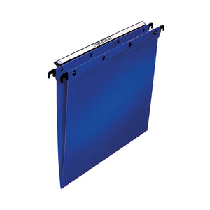 Elba Suspension File PP Foolscap Blue (25 Pack) 100330370