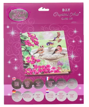 Crystal Art Card Kit - Birds