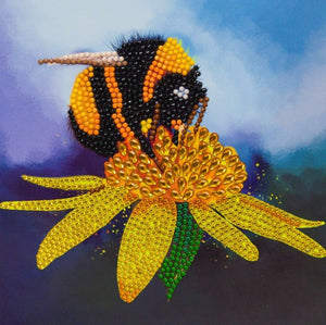 Crystal Art Card Kit - Bumblebee