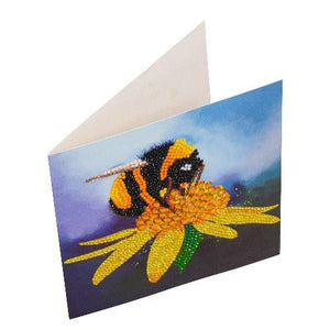 Crystal Art Card Kit - Bumblebee