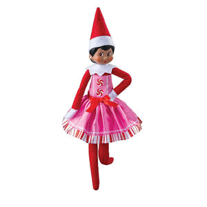 Elf on the Shelf Claus Couture - Pink Peppermint Dress