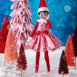 Elf on the Shelf Claus Couture - Pink Peppermint Dress