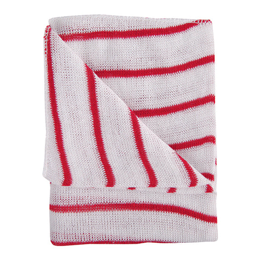 Hygiene Dishcloths 406x304mm Red/White (Pack of 10) 100755RD