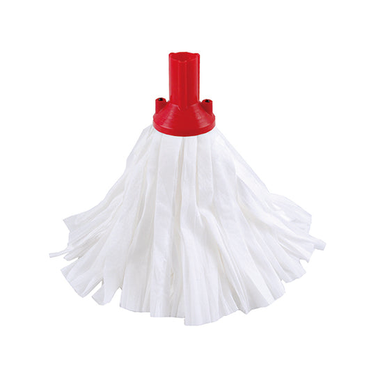 Exel Big White Mop Head Red (Pack of 10) 102199